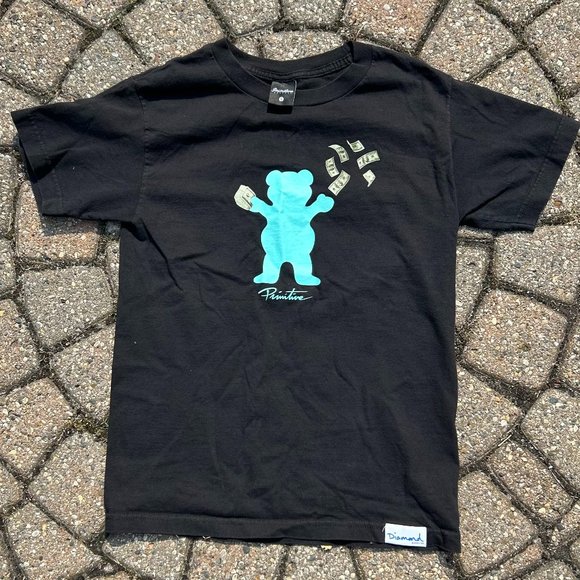 Primitive Apparel X Grizzly Bear X Diamond Supply Co. Skate T Shirt Size S - Picture 1 of 10